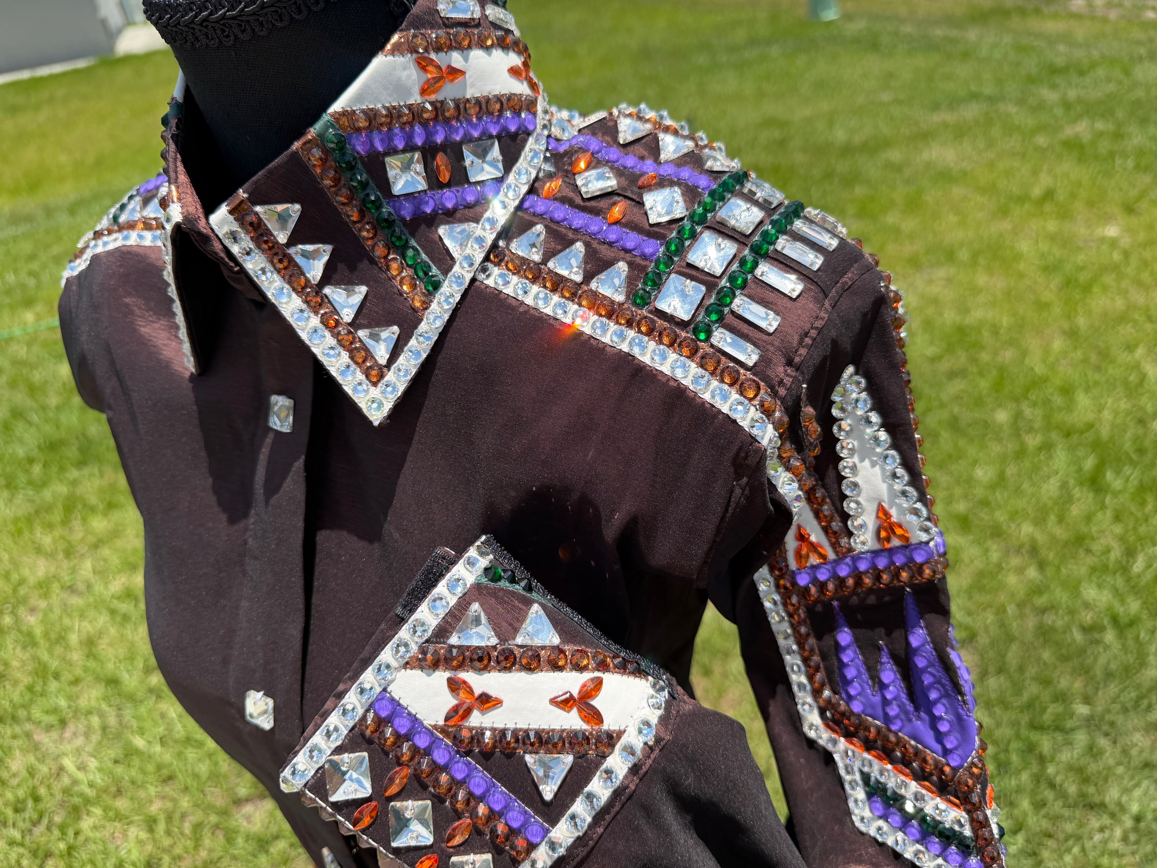 Small Brown Half Sleeve Day Shirt