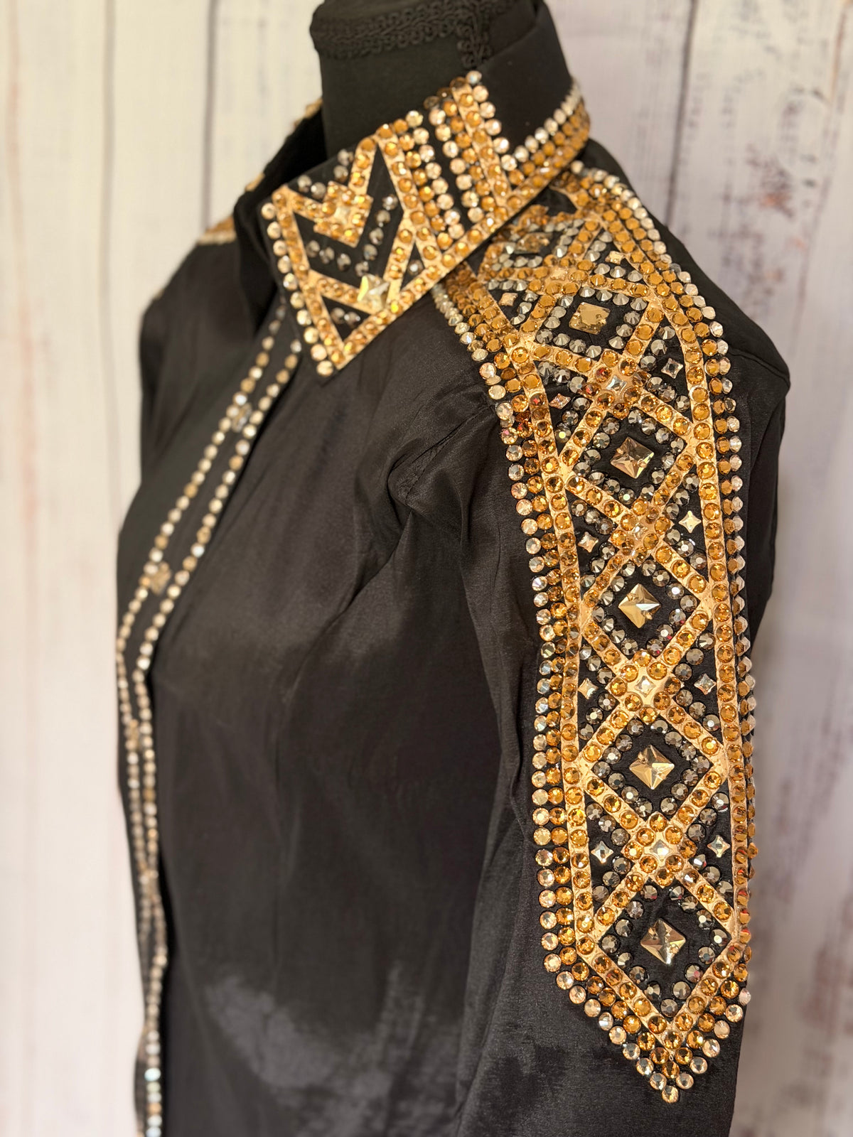 Large “Gwyneth” - Black/Gold