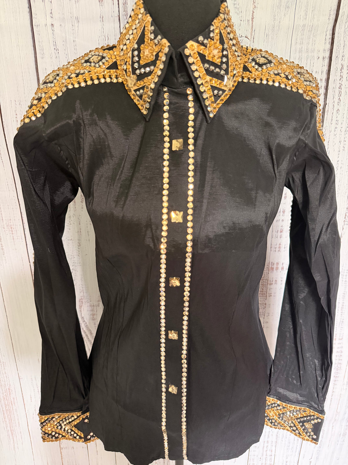 Large “Gwyneth” - Black/Gold