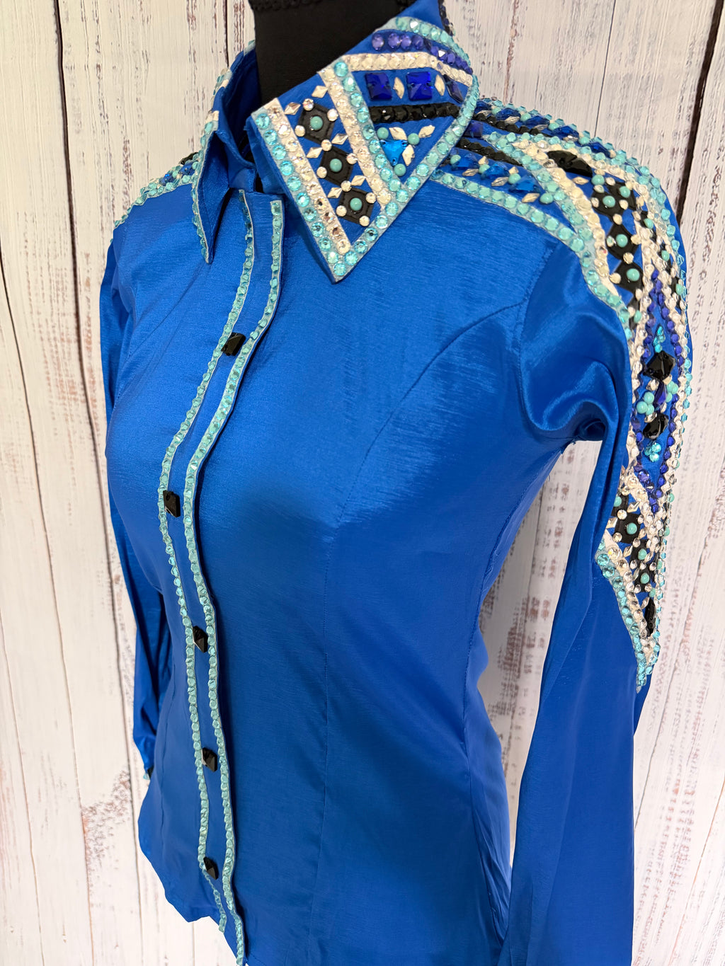 Small Royal Blue Half Sleeve
