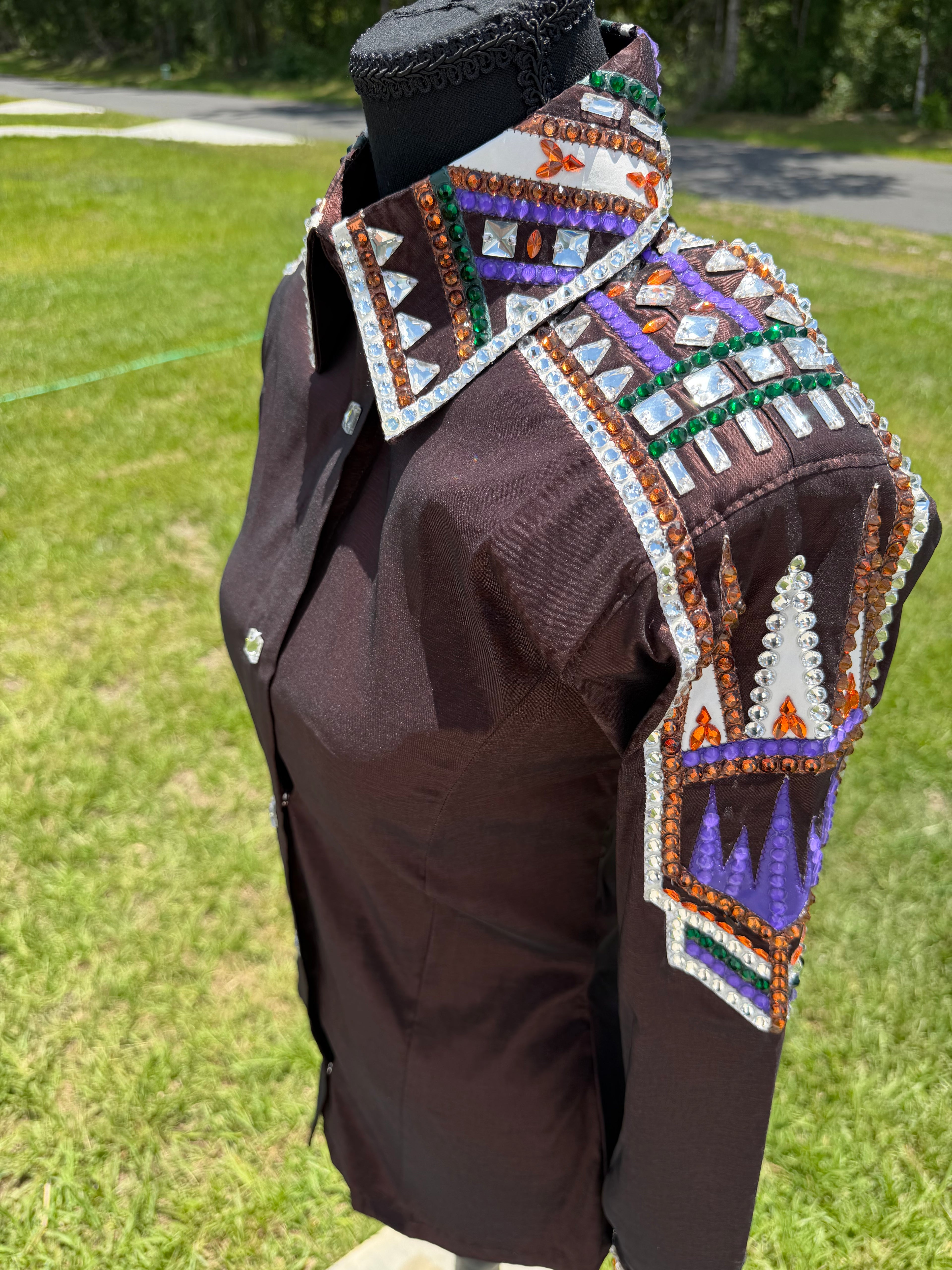 Small Brown Half Sleeve Day Shirt