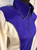 Small 2-toned Purple/White Day Shirt