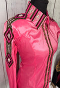 Medium “Vivian” Pink Taffeta